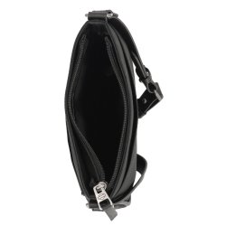  Rhinestone Embellished Bar &amp; Shield Crossbody Bag