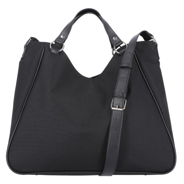 Rhinestone Embellished Bar &amp; Shield Tote Bag