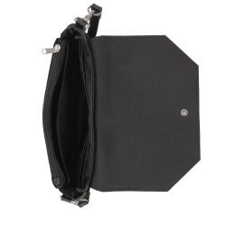 Rhinestone Embellished Bar &amp; Shield Hip Bag