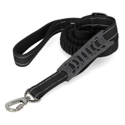 H-D Flex Dog Leash, Nylon Strap &amp; Rubber Grip Handle