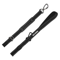 H-D Flex Dog Leash, Nylon Strap &amp; Rubber Grip Handle