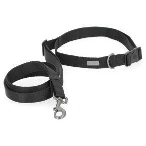 H-D Handsfree Nylon Web Leash w/ Adjustable Belt