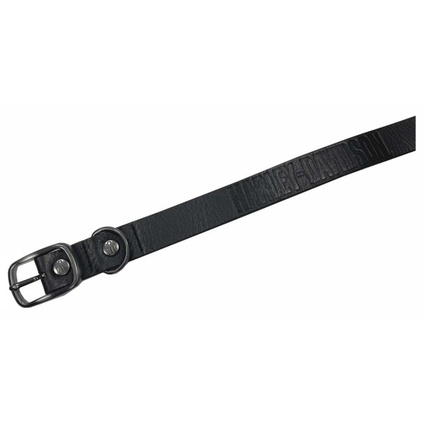  Leather Embossed H-D Logo Adjustable Pet Collar 