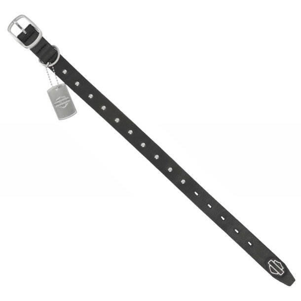H-D Cone Stud Leather Dog Collar