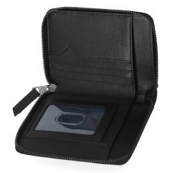  Classic Small Zip Around Leather Wallet 