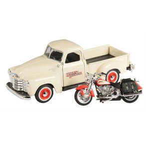 1:24  1950 Chevy 3100 & 2001 Harley-Davidson Heritage Springer