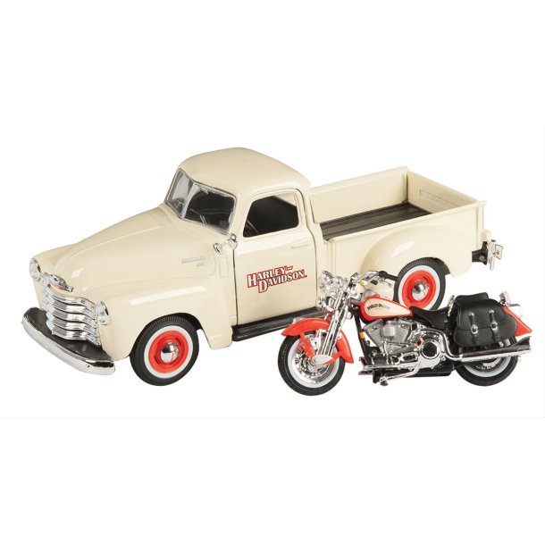 1:24  1950 Chevy 3100 &amp; 2001 Harley-Davidson Heritage Springer