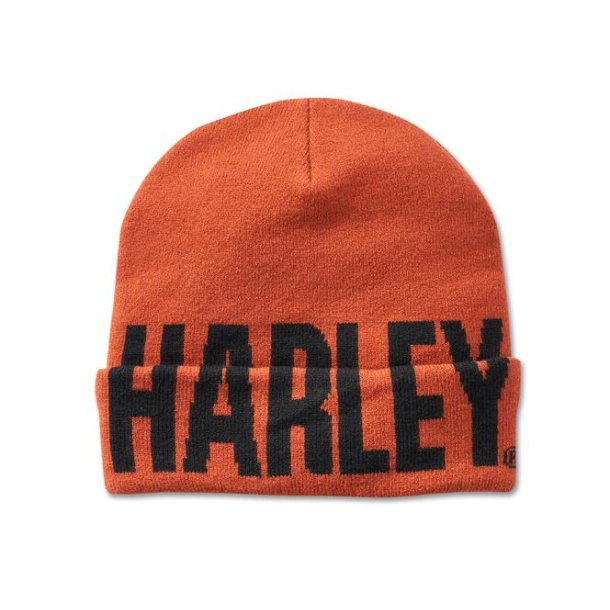 Orange Knit Beanie