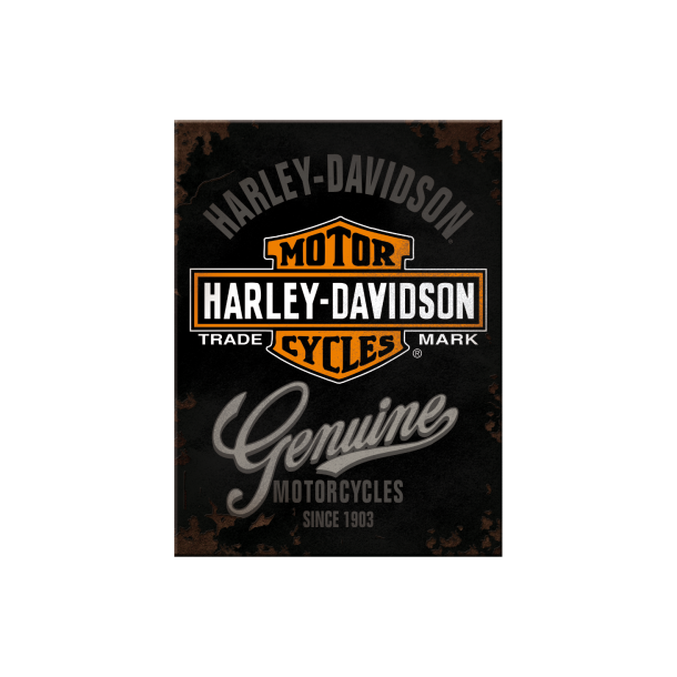 HARLEY-DAVIDSON GENUINE MAGNET