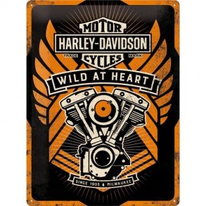 Wild At Heart Tin Sign