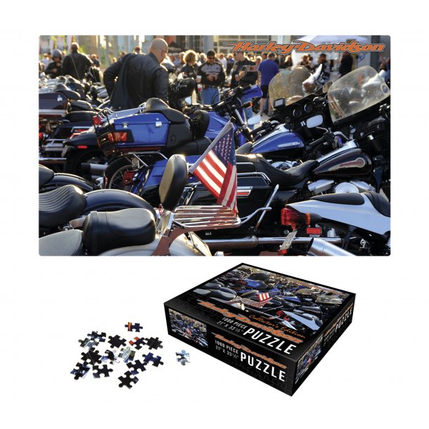 Harley-Davidson American Flag Collectors' Edition Puzzle