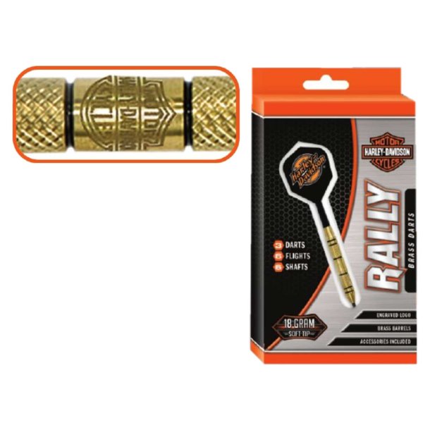 Harley-Davidson Rally Engraved Bar &amp; Shield, 3 pack