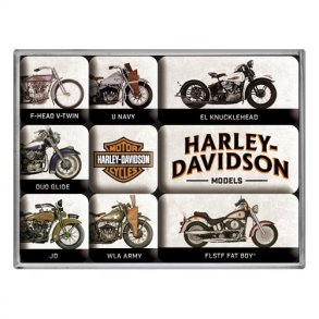H-D MODELS MAGNET SET