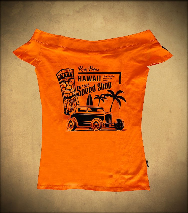 RUSTY PISTONS HAWAII TSHIRT Rusty Piston Caps HarleyDavidson