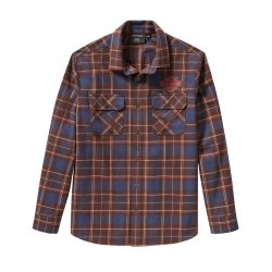 Racer Font Yarn Dyed L/S Plaid Shirt