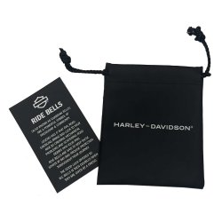 Sculpted Skull Bar &amp; Shield Logo Ride Bell, Solid Black