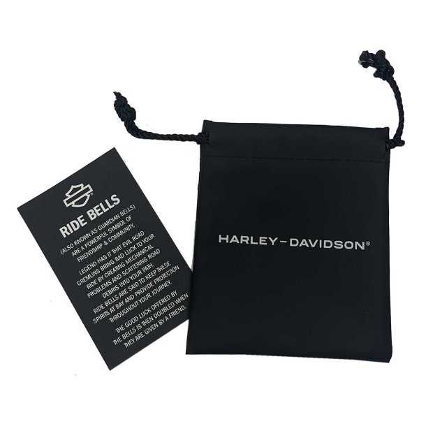 Sculpted Skull Bar &amp; Shield Logo Ride Bell, Solid Black