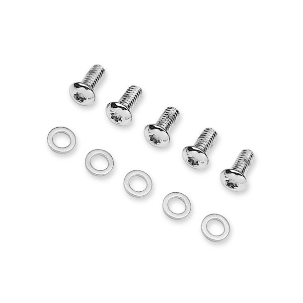 CHROME DERBY COVER SCREW, 5-HO