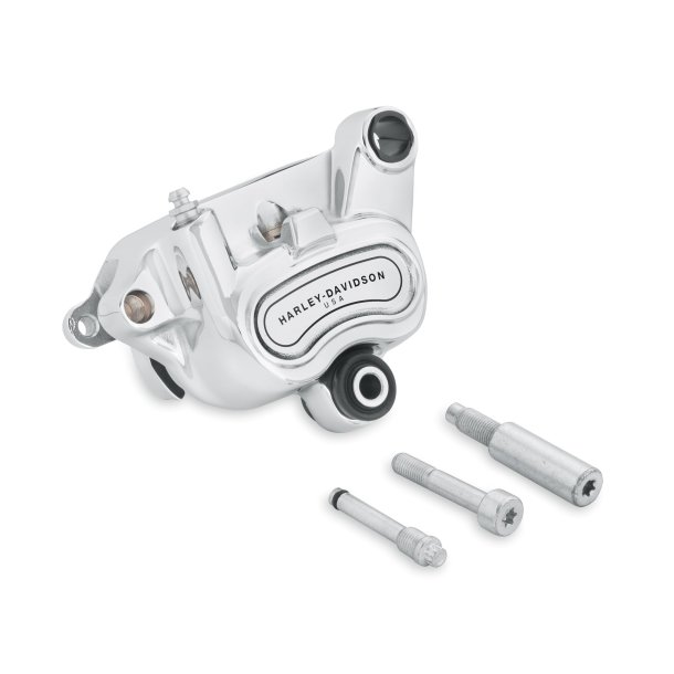 CHROME REAR CALIPER - DYNA, SO