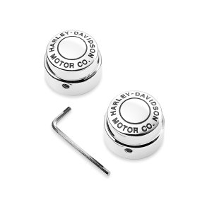AXLE NUT COVER, CHROME H-D, FR