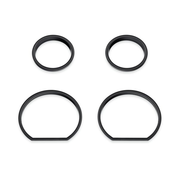 KIT-BEZEL,GAUGES,CONTEMP,BLACK