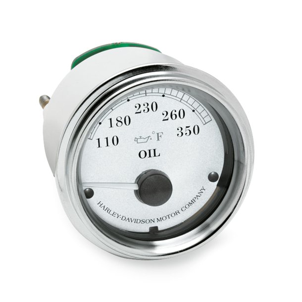 OIL TEMP GAUGE, SILVER (F)