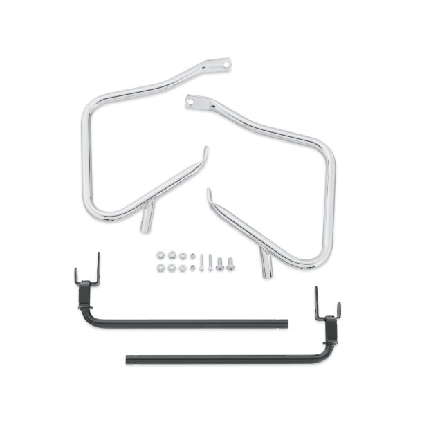 CHROME REAR SADDLEBAG GUARDS