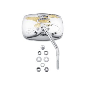 LIVE TO RIDE MIRROR, GOLD