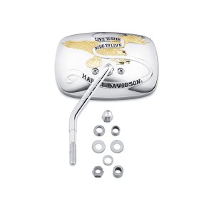 LIVE TO RIDE MIRROR, GOLD